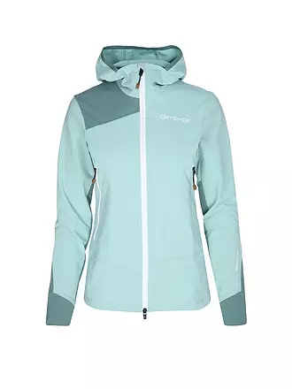 ORTOVOX | Veste softshell Pala à capuche pour femmes | mint